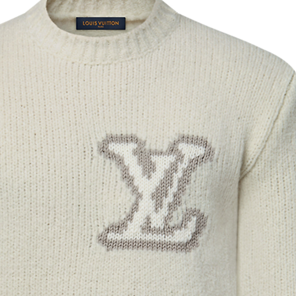 LOUIS VUITTON Lv Intarsia Crewneck