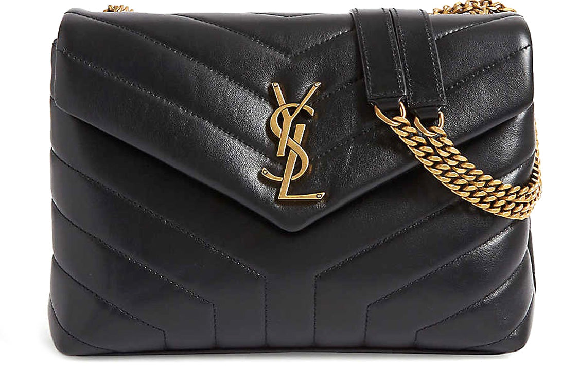SAINT LAURENT Loulou Matelassé Small Shoulder Bag