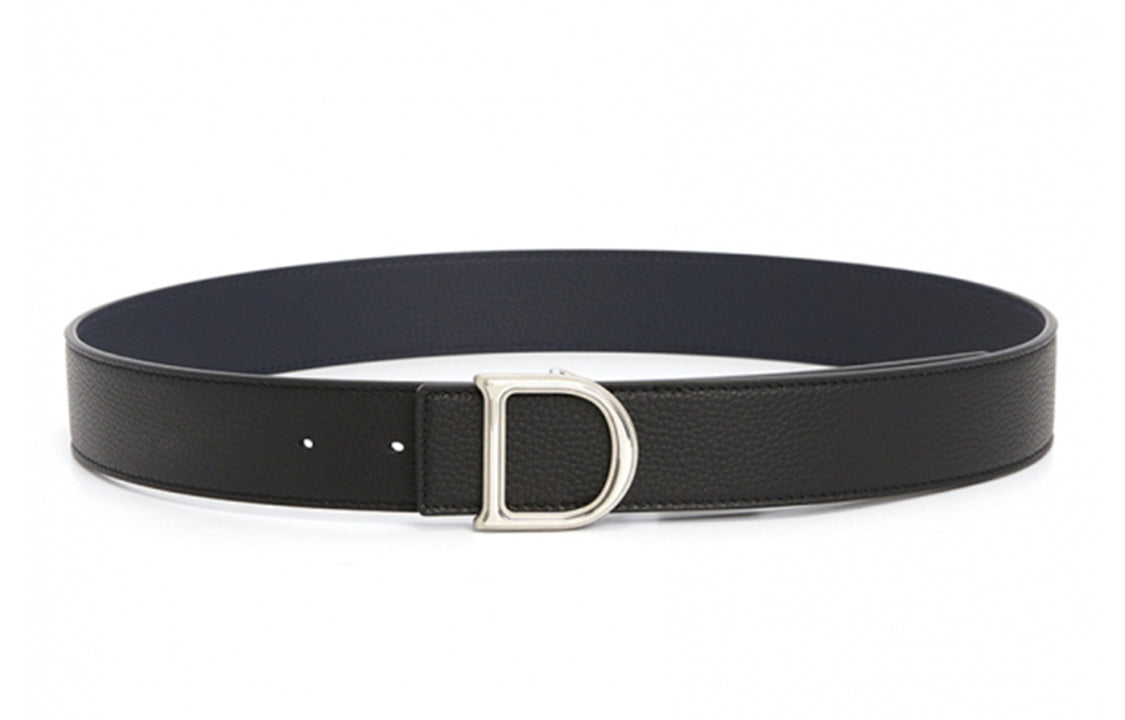 DIOR Leather Belts Men Black