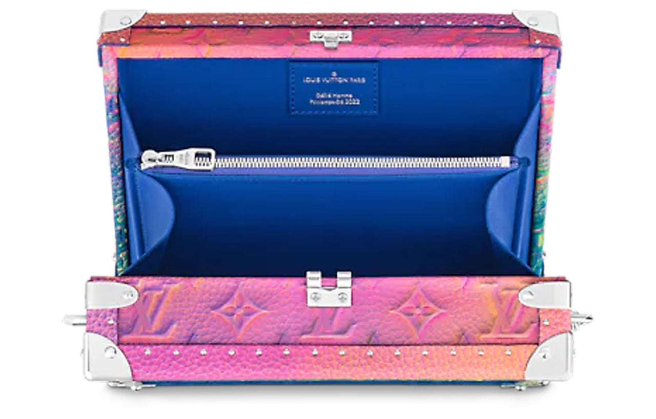 LOUIS VUITTON Clutch Bo Taurillon Cow Leather Handheld Shoulder Bag, Crossbody Bag Men's Multicolor