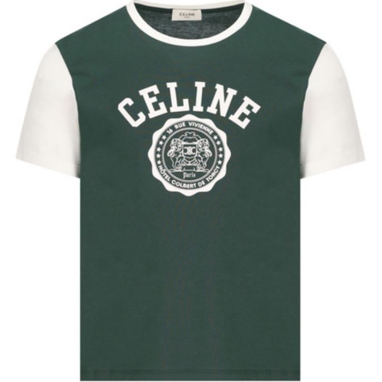 CELINE Blason Regular T Shirt
