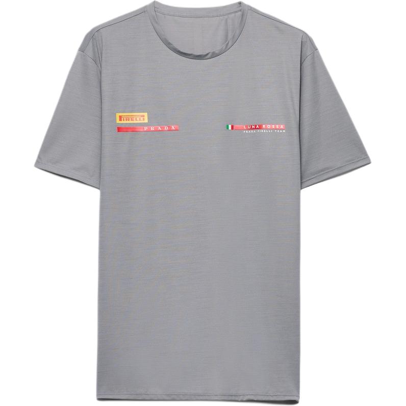 PRADA T-Shirts Men Gray