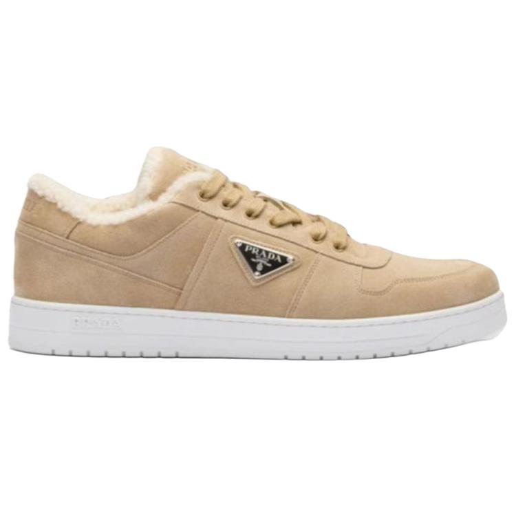 PRADA Low-Top Skateboard Shoes Men's Light Brown