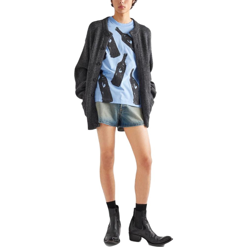 PRADA Tank Tops Men Light Blue