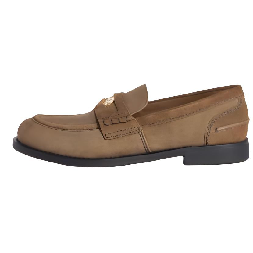 MIU MIU Loafers Women's Sand Yellow