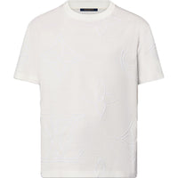 LOUIS VUITTON Monogram Embroidered Cotton T-Shirt