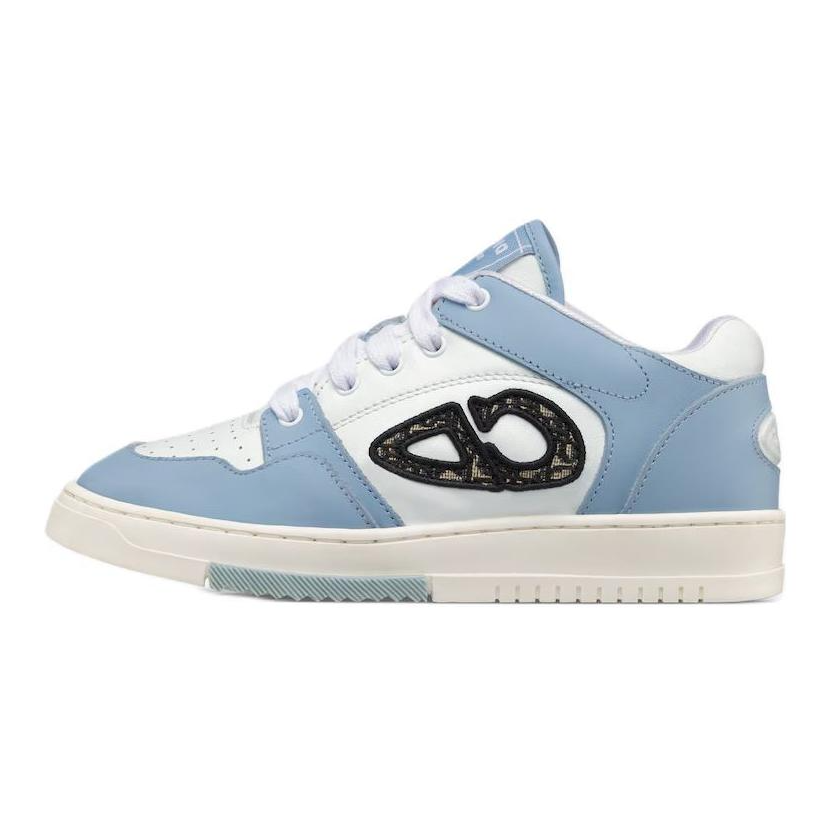 DIOR B57 Low Top Kids' Skateboarding Shoes Blue White Kids'