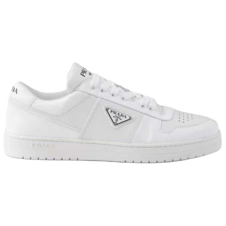 PRADA Downtown Low Top Skateboard Shoes Men's White