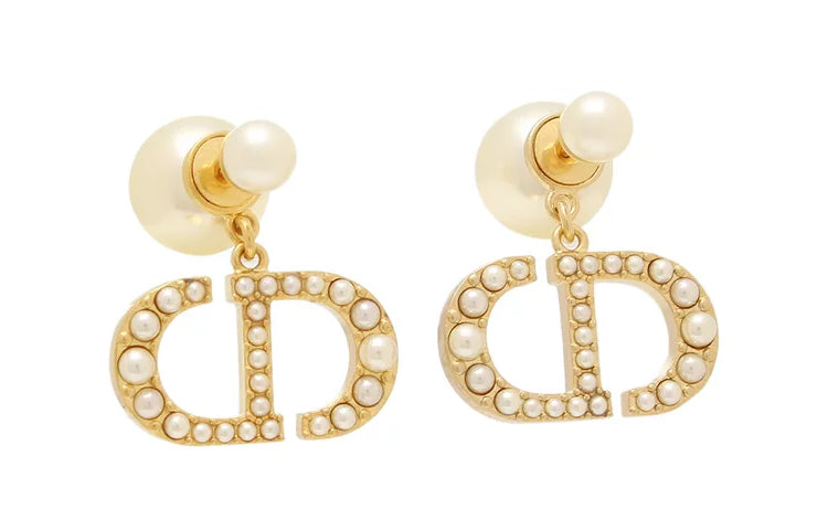 DIOR Earrings Women's Gold
