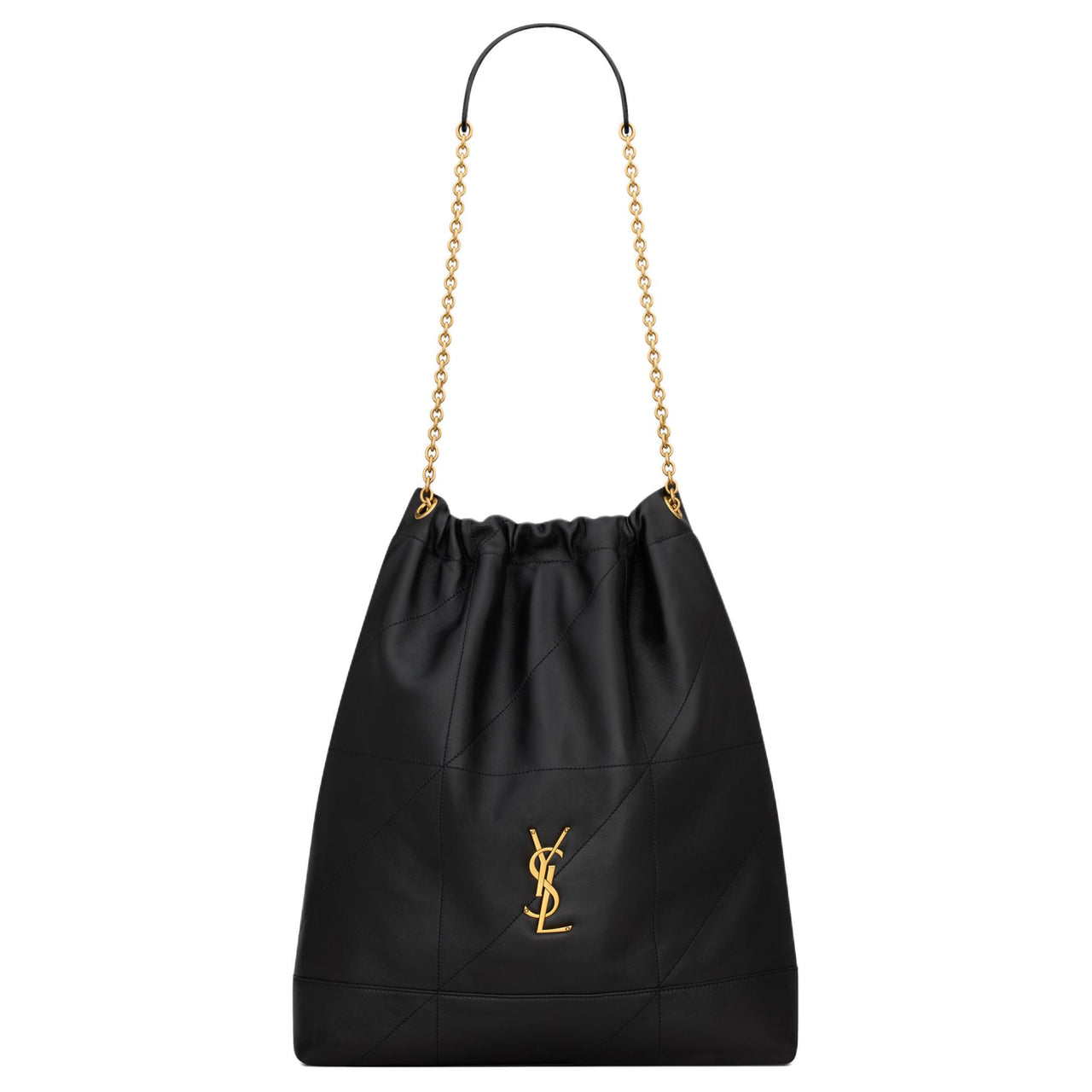 SAINT LAURENT Jamie Lambskin Shoulder Bag Tubas Women's Black