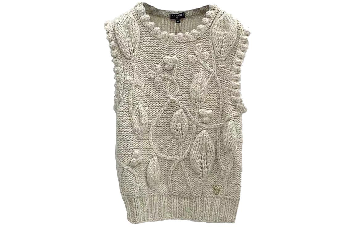 CHANEL Tank Tops Women's Beige