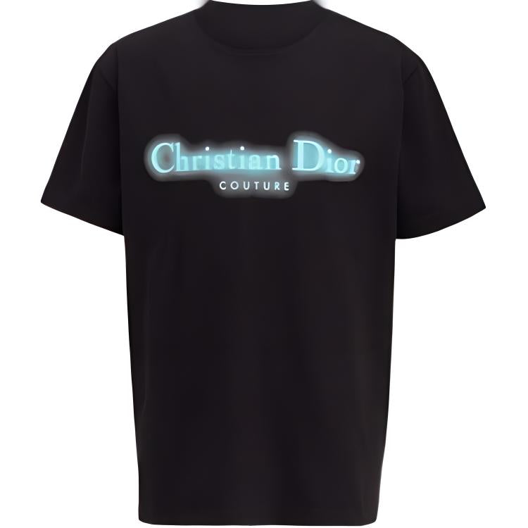 DIOR Logo Printed Crewneck T Shirt