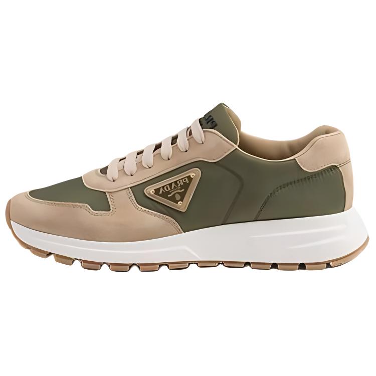 PRADA PRAX 1 Low Top Casual Shoes Men's Beige Green
