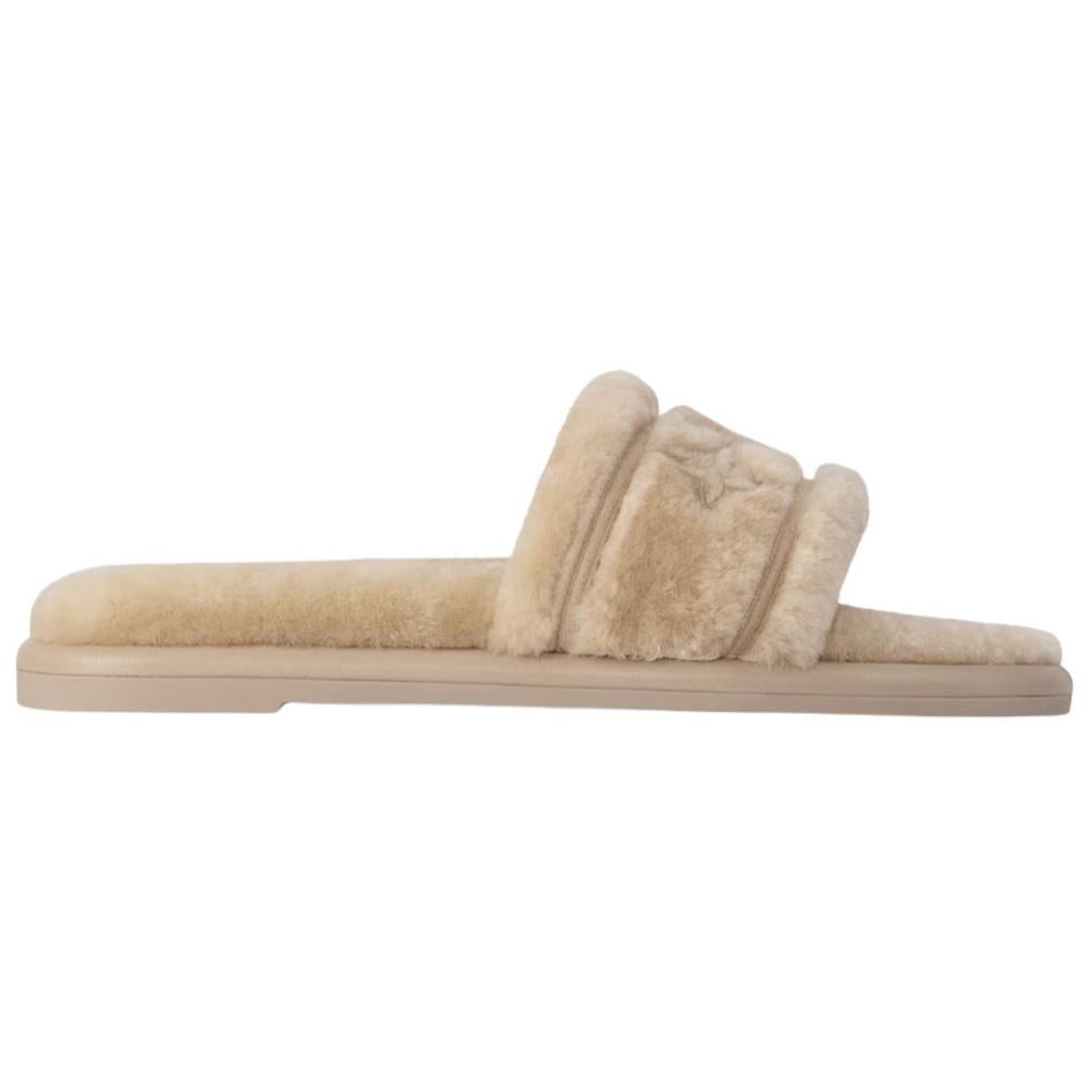 LOUIS VUITTON Bliss Slide Slippers Women's Light Umber