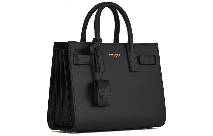 SAINT LAURENT Sac De Jour Nano In Smooth Leather Black