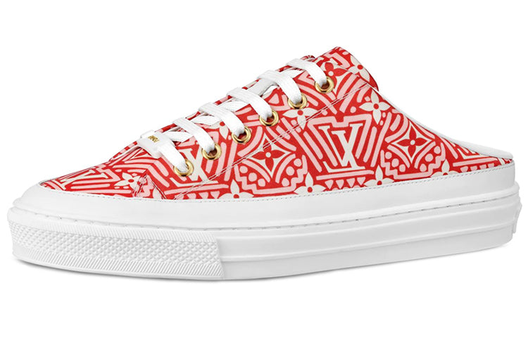 LOUIS VUITTON Crafty Stellar Mules 'Red White' Women's