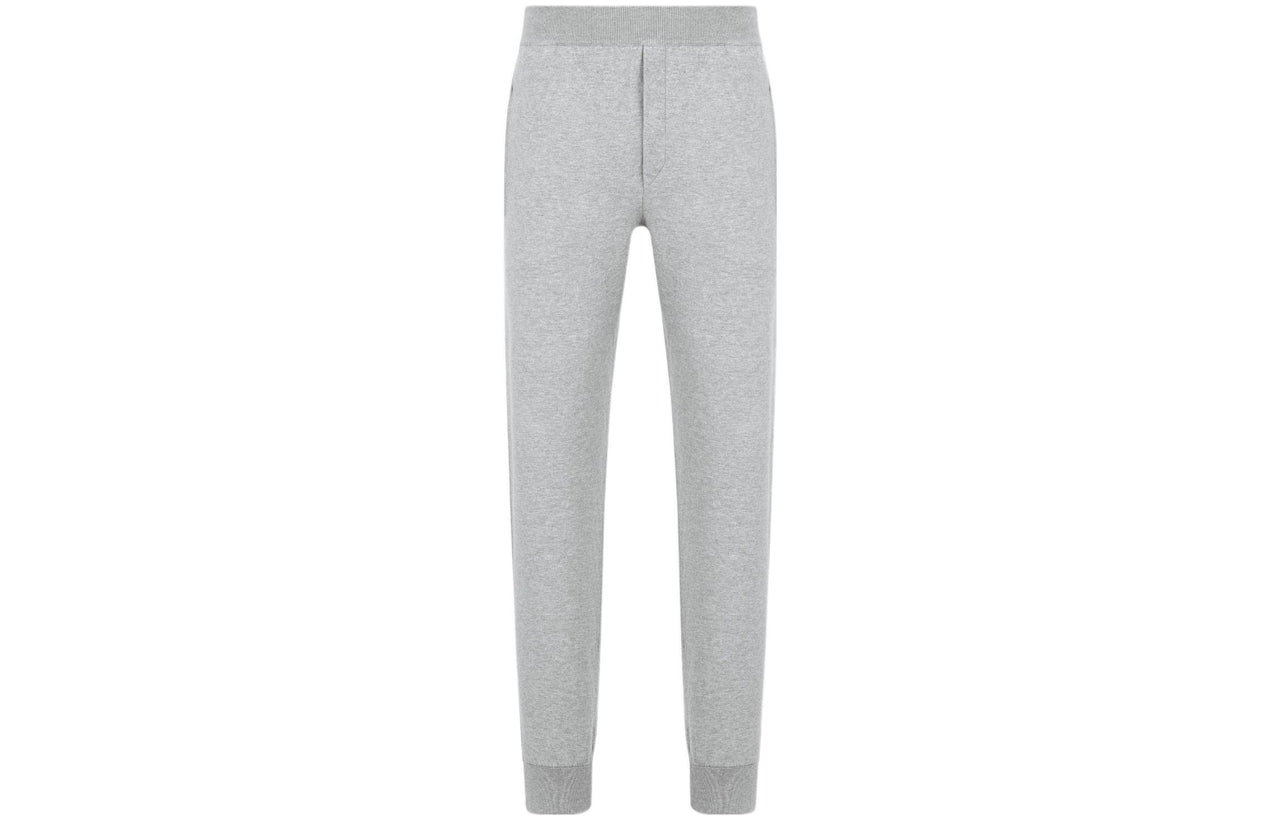 DIOR Knitted Sweatpants Men Gray