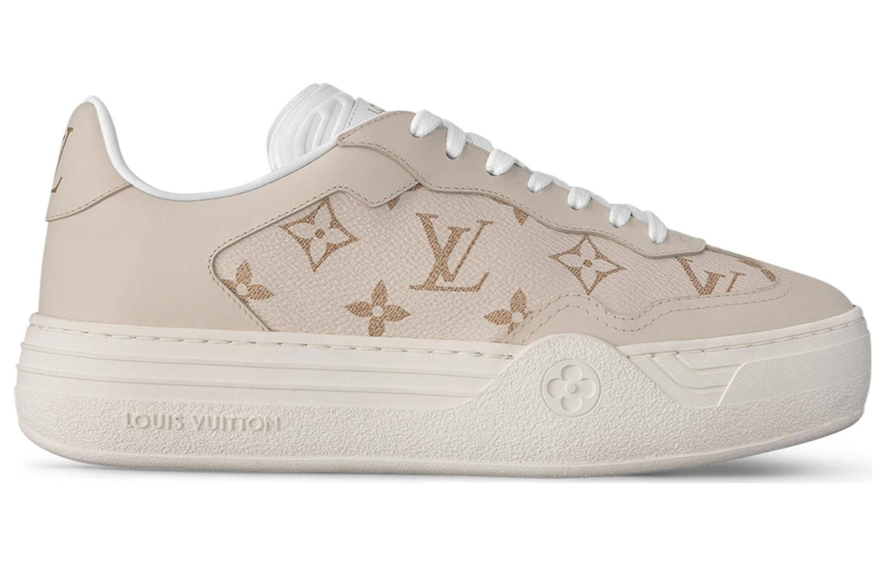 LOUIS VUITTON Low Top Skateboard Shoes Women's Light Umber