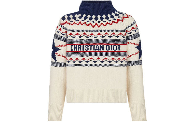 DIOR Quarterly New Products Cashmere Sweaters Women's Beige