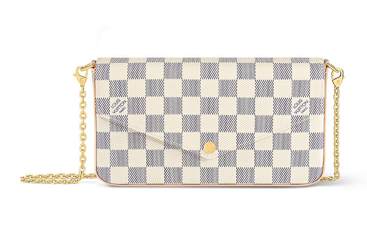 LOUIS VUITTON Pochette Felicie Coated Canvas With Cow Leather 3 in 1 Crossbody Bag, Shoulder Bag Women's