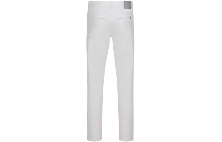 Sacai X DIOR Jeans Men White