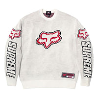Supreme x Fox Racing Sweater 'White' FW25SK36-WHITE