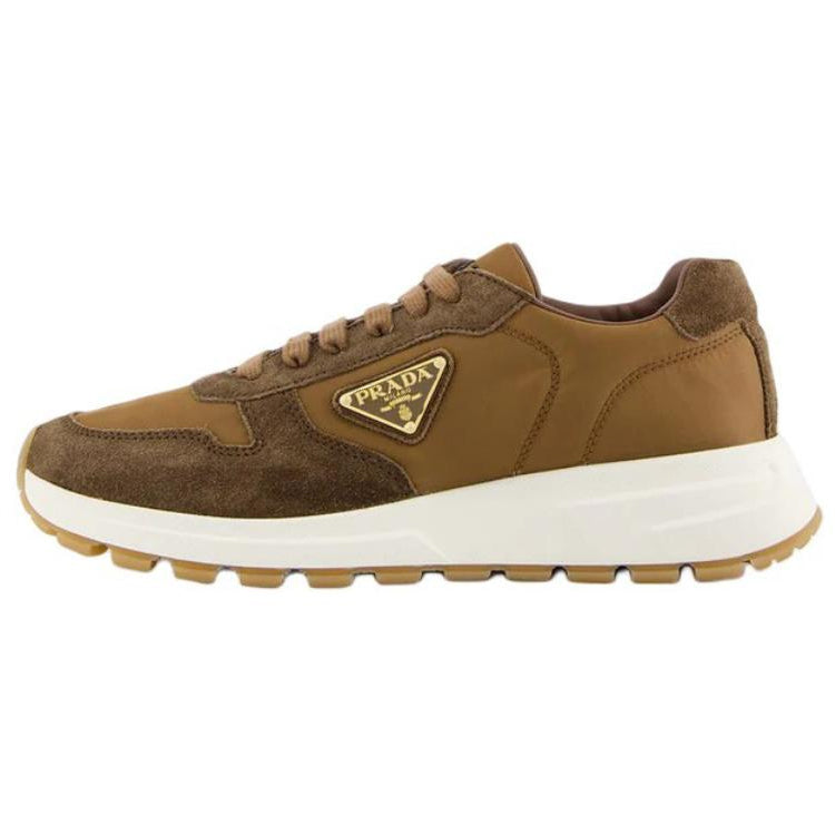 PRADA Re Nylon Low Top Casual Shoes Men's Brown