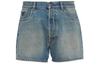 PRADA SS23 Denim Shorts Men's Denim Blue