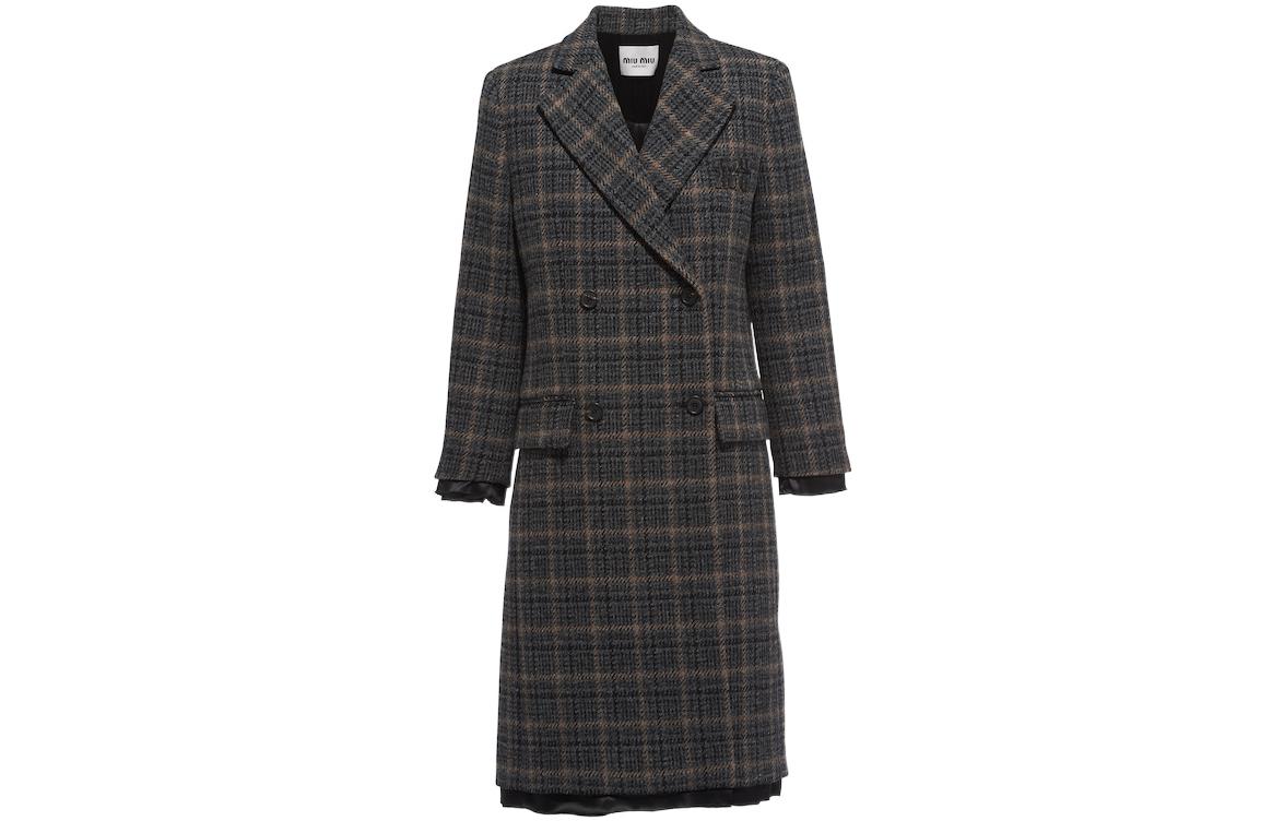 MIU MIU Coats Women's Dark Brown