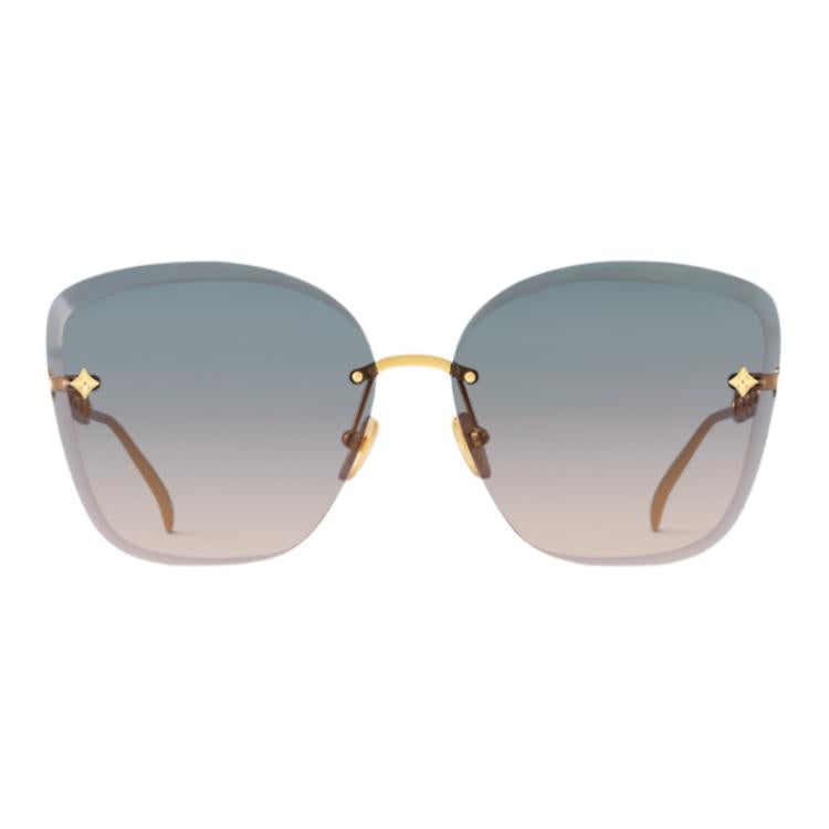 LOUIS VUITTON Lv Jewel Round Cat Eye Sunglasses