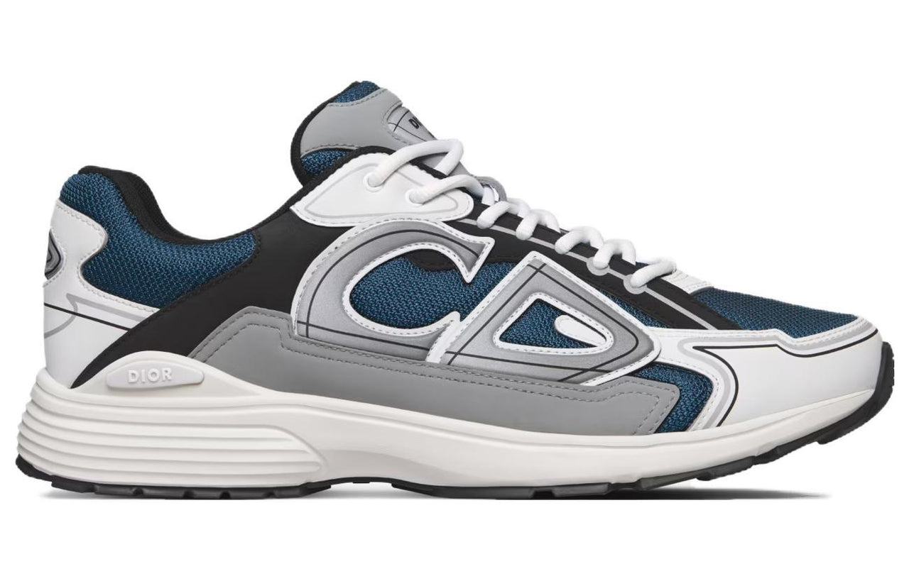 DIOR B30 Low-Top Casual Shoes Men's Blue Gray