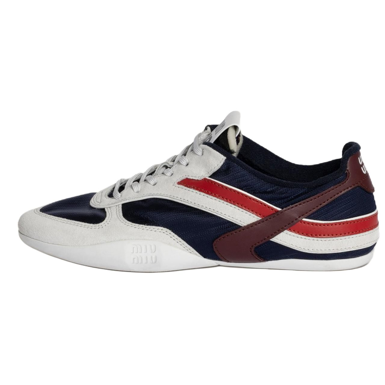 MIU MIU Gymnasium Low Top Casual Shoes Women's Blue White