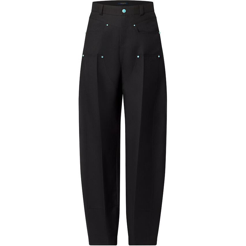 LOUIS VUITTON Tailored Wool Workwear Pants