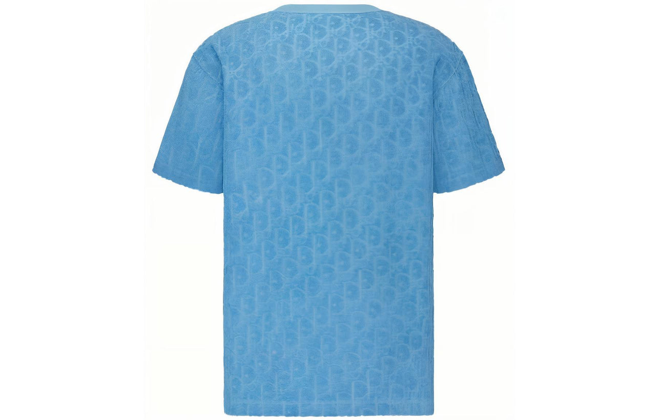 DIOR OBLIQUE SS23 T-Shirt Men's Blue