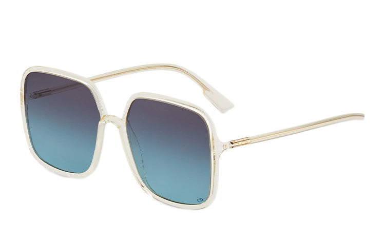 DIOR Sunglasses Men Gray Blue Gradient