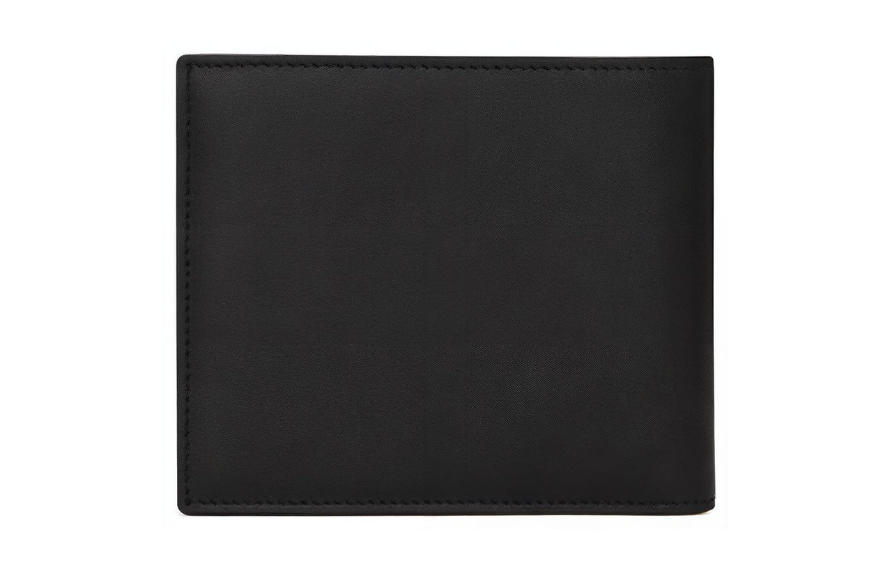 SAINT LAURENT Smooth Leather Wallet Men's Black