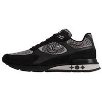 LOUIS VUITTON Run Away Cushioning Anti-Slip And Wear-Resistant Low-Top Running Shoes Men's Black Gray Color
