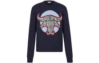 DIOR Quarterly New Products Sweaters Men Marine Blue