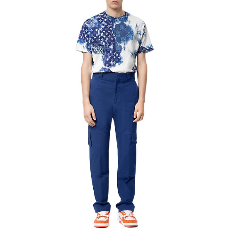 LOUIS VUITTON FW22 Casual Pants Men's Blue