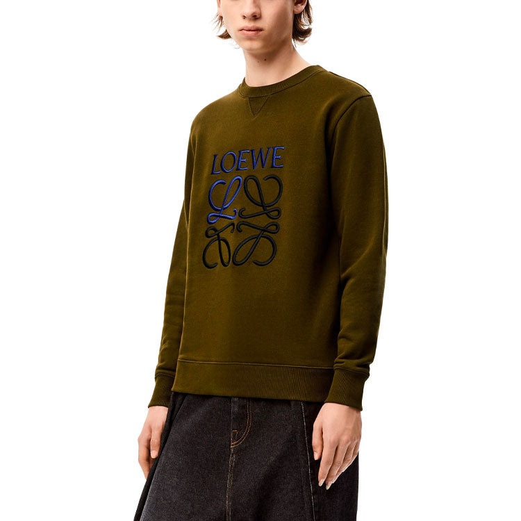 LOEWE Sweatshirt Men's Khaki Green