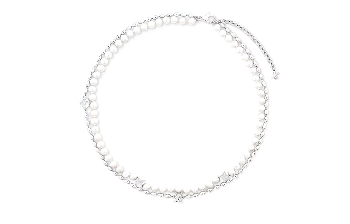 LOUIS VUITTON Pearls Fusion Necklace