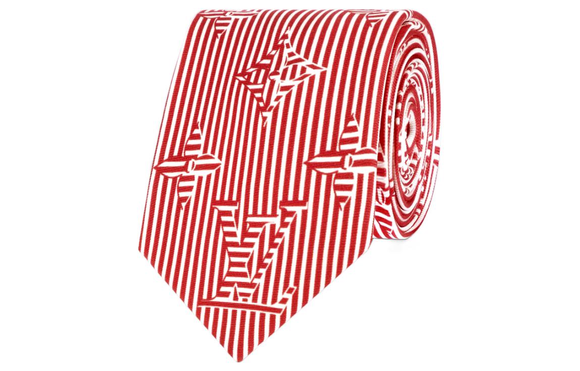 LOUIS VUITTON Ties Men Red