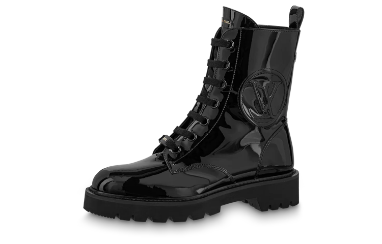 LOUIS VUITTON Territory Ankle Boots Women's Black