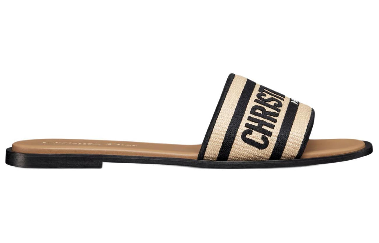 DIOR Dway Slide Slippers Women's Brown