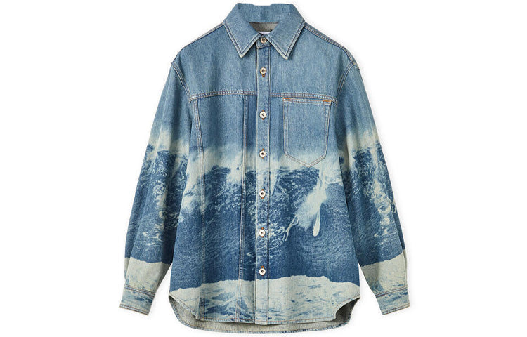 LOEWE Pre Owned X Paula's Ibiza Surf print Shirt