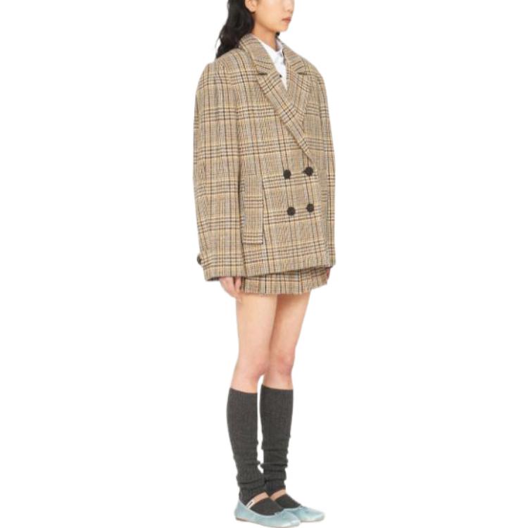 MIU MIU Business Suits Women's Brown