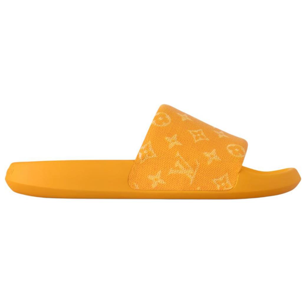 LOUIS VUITTON Waterfront Slide Slippers Men's Yellow