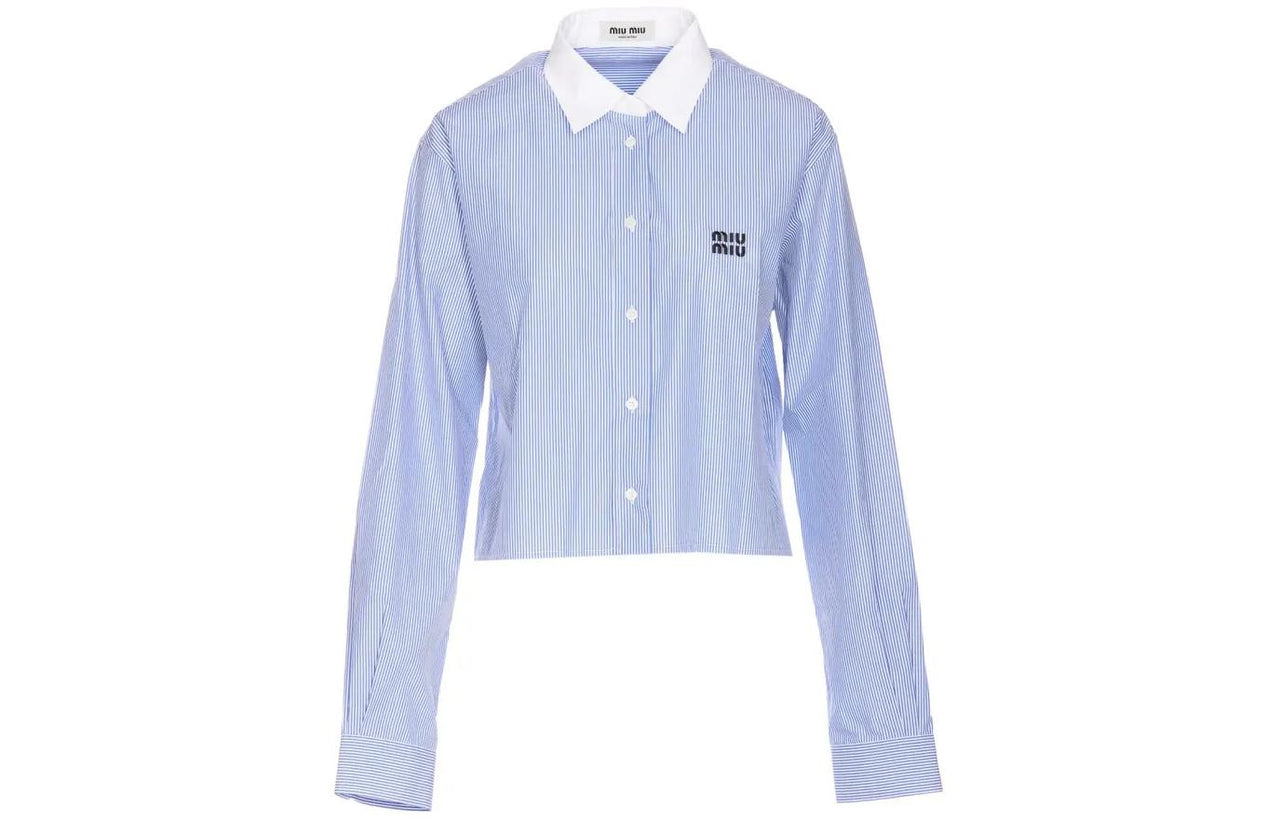 MIU MIU Shirts Women's Blue