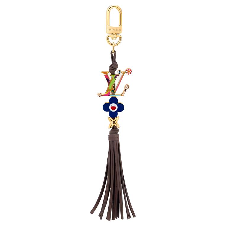 LOUIS VUITTON Lv X Tm Lv Bloom Superflat Key Holder