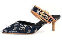 LOUIS VUITTON Lv Since 1854 Sofia Flat Heels 'Navy' Women's